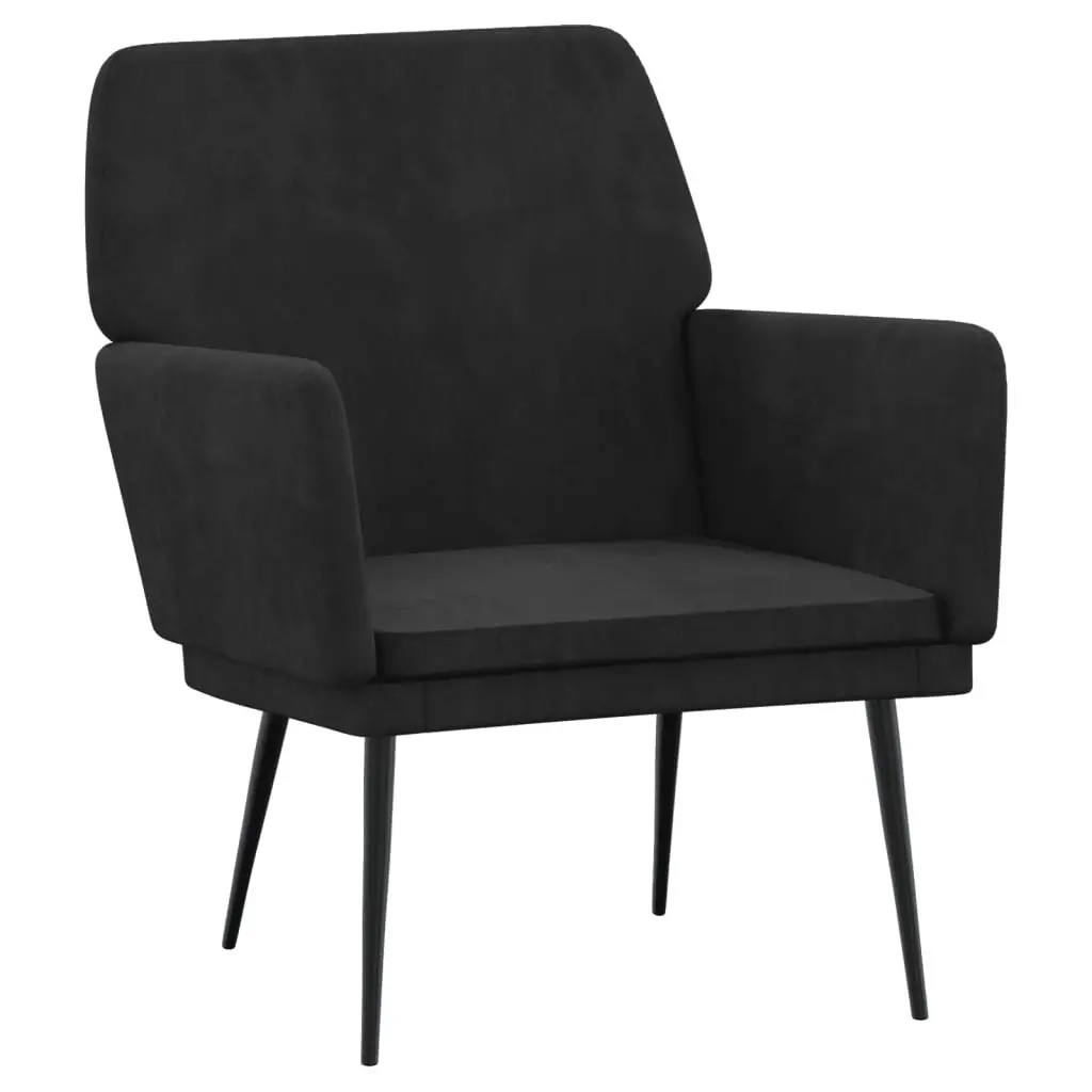 Armchair Black 62x79x79 cm Velvet 351377