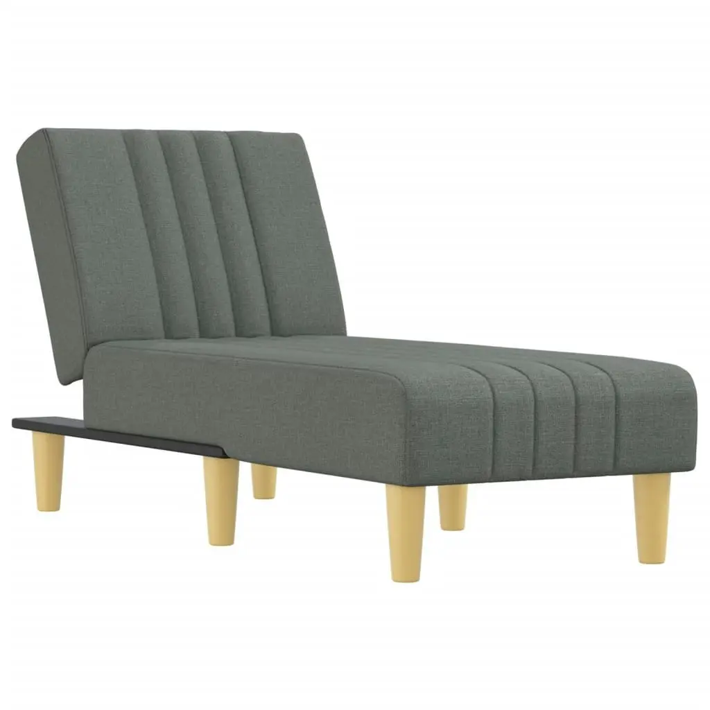 Chaise Longue Dark Grey Fabric 352820