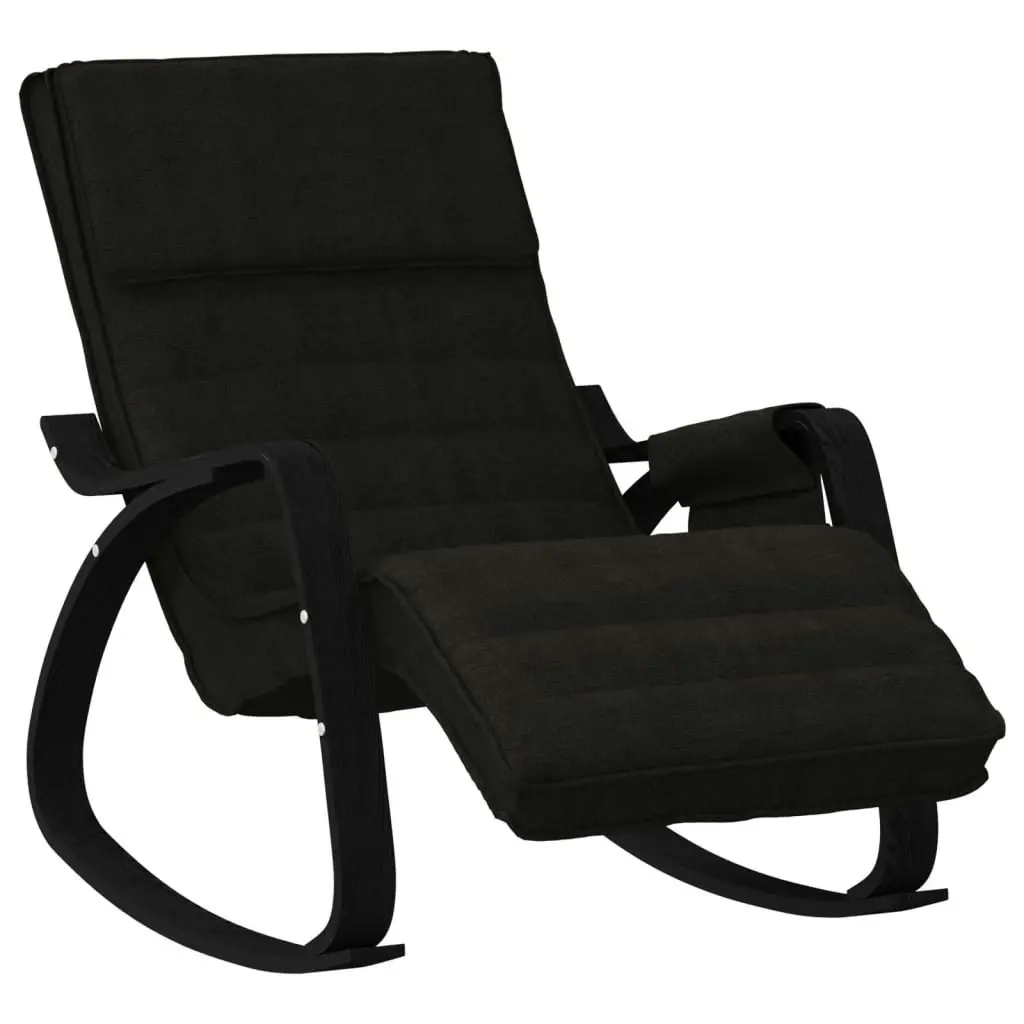 Rocking Chair Black Fabric 351080