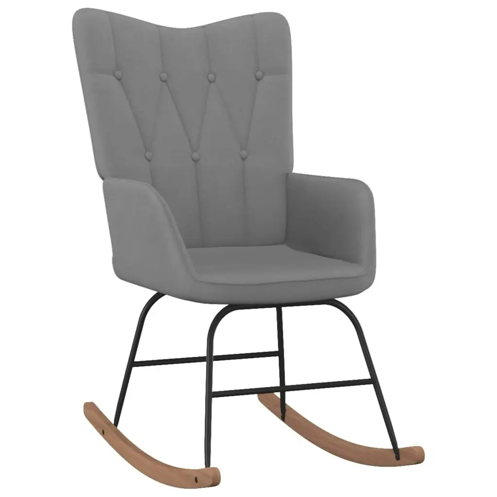 Rocking Chair Dark Grey Fabric 327612