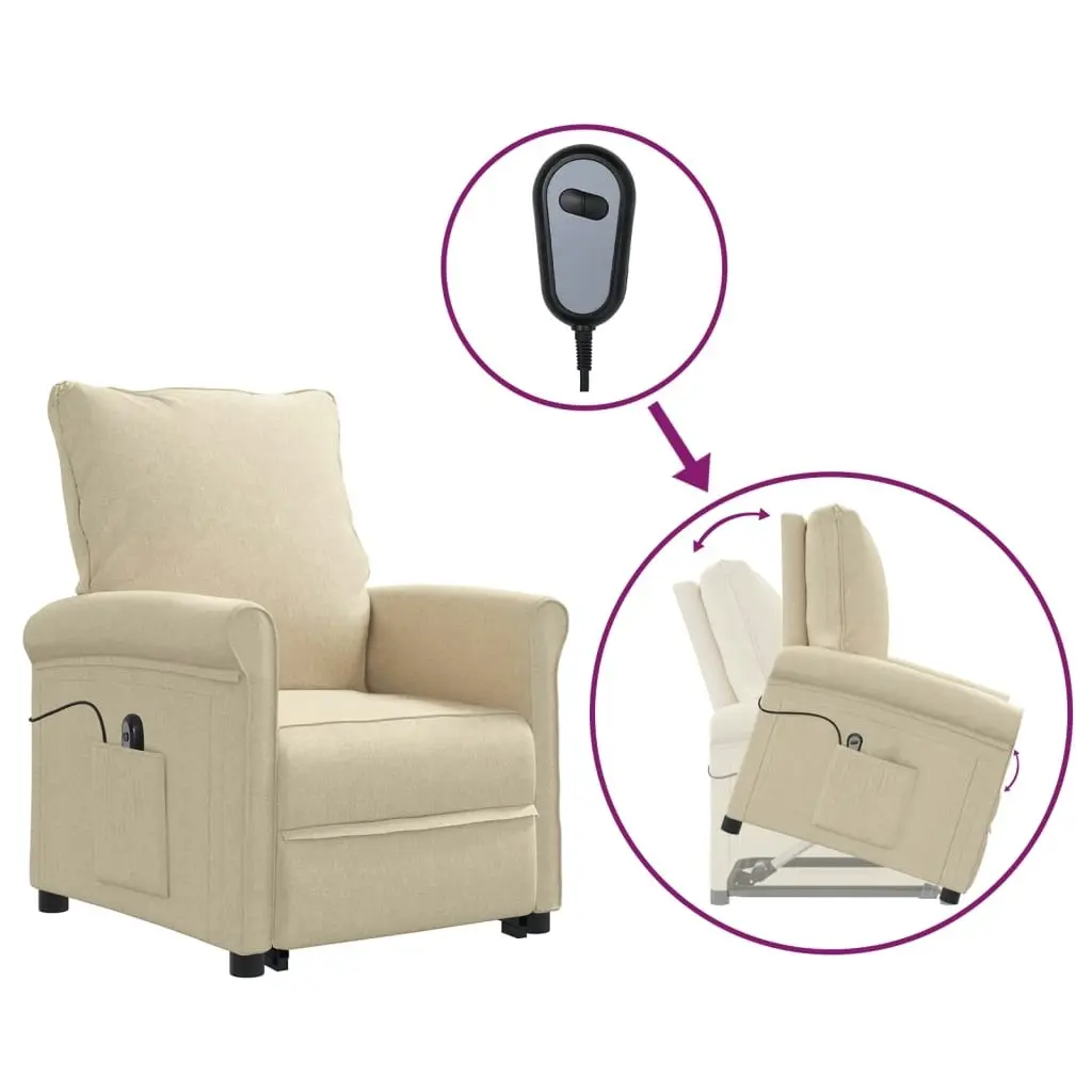 Stand up Chair Cream Fabric 3152373