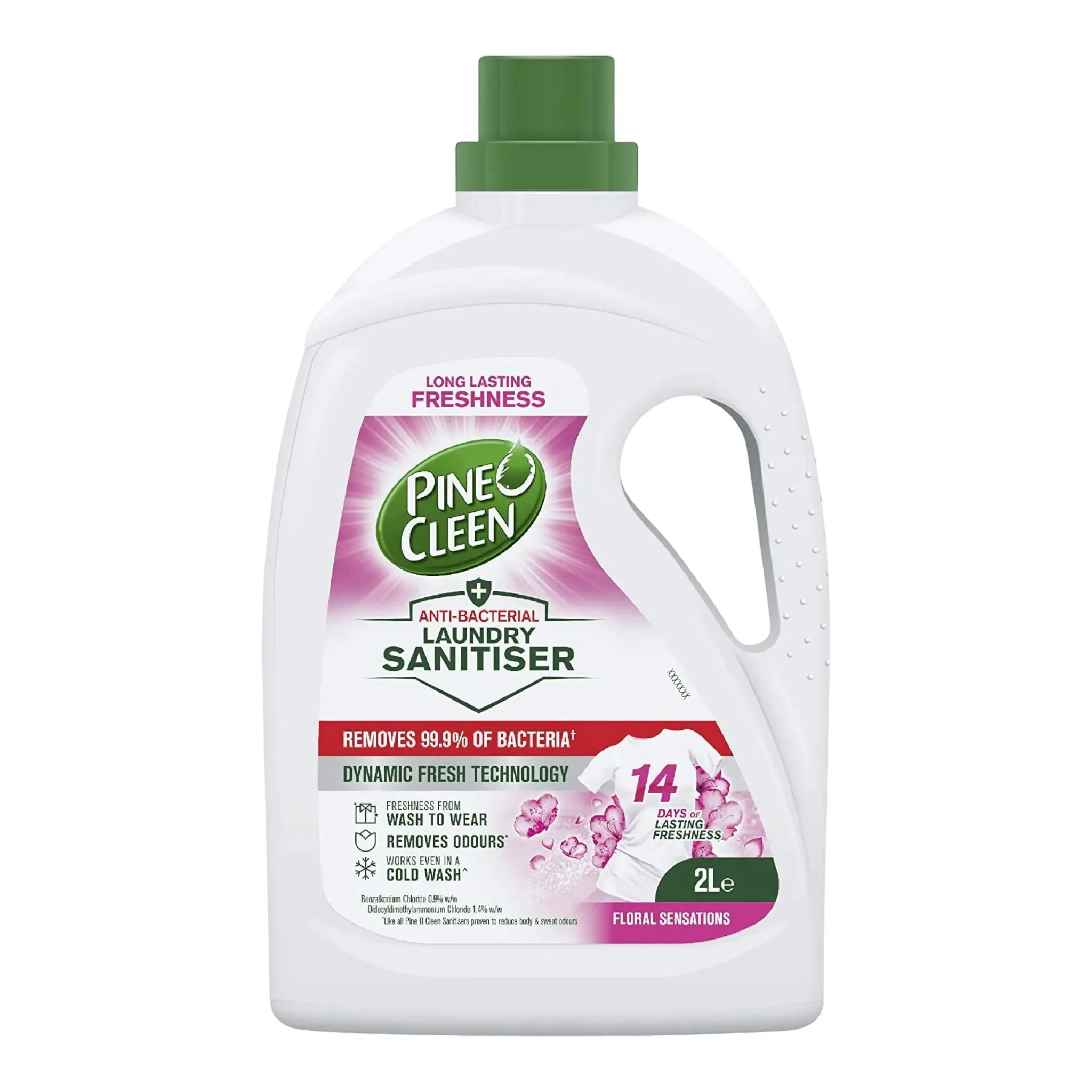 Pine O Cleen Floral Sensations Front & Top Loader Anti-Bacterial Laundry Sanitiser 2L