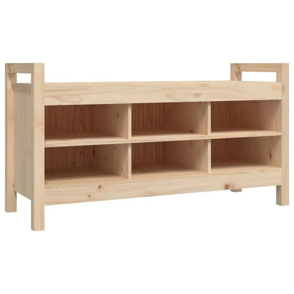 Hall Bench 110x40x60 cm Solid Wood Pine 821789