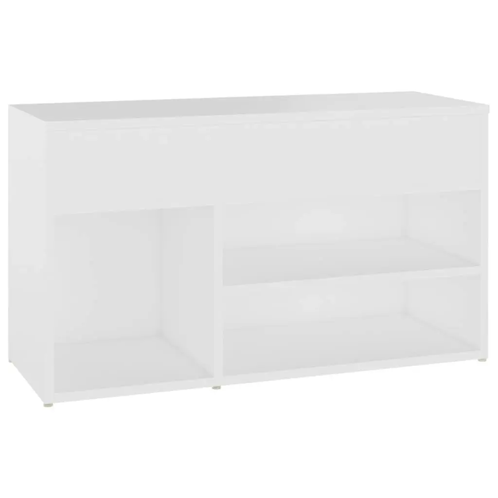 Shoe Bench White 80x30x45 cm Engineered Wood 808747