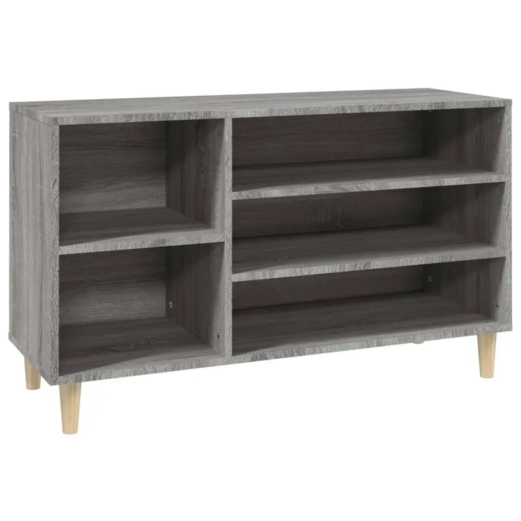 Shoe Cabinet Grey Sonoma 102x36x60 cm Engineered Wood 819746