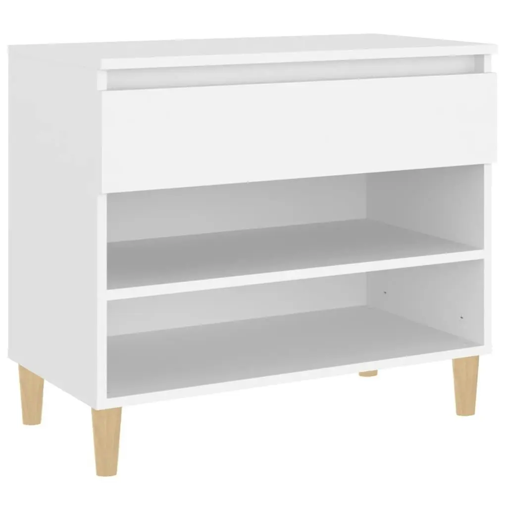 Shoe Cabinet White 70x36x60 cm Engineered Wood 819756