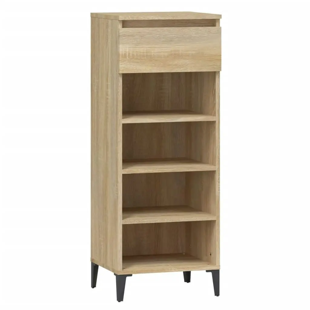 Shoe Rack Sonoma Oak 40x36x105 cm Engineered Wood 819783