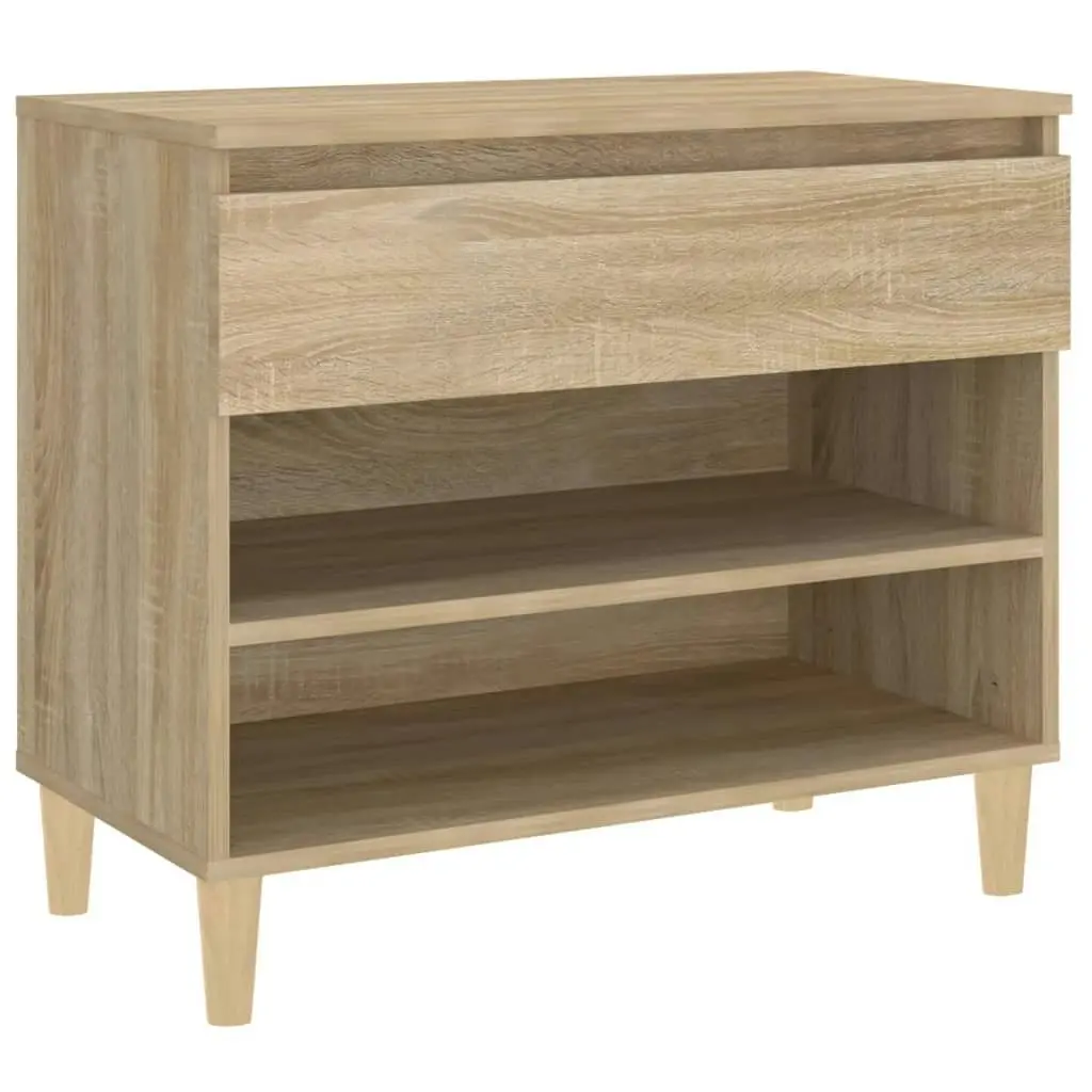 Shoe Cabinet Sonoma Oak 70x36x60 cm Engineered Wood 819759