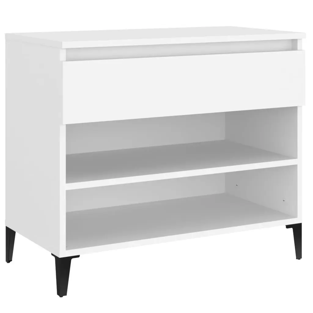 Shoe Cabinet White 70x36x60 cm Engineered Wood 819764