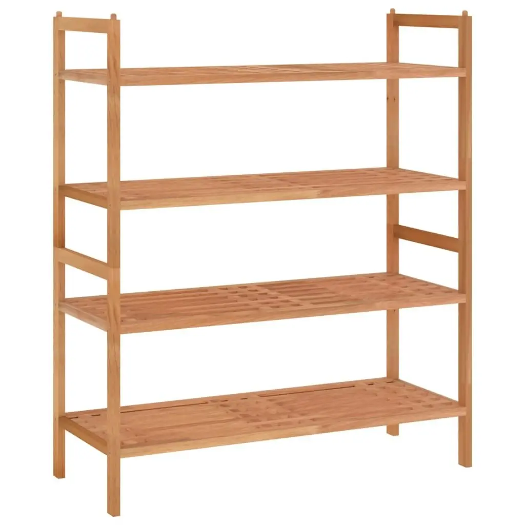 Shoe Racks 2 pcs 69x27x41 cm Solid Wood Walnut 350362