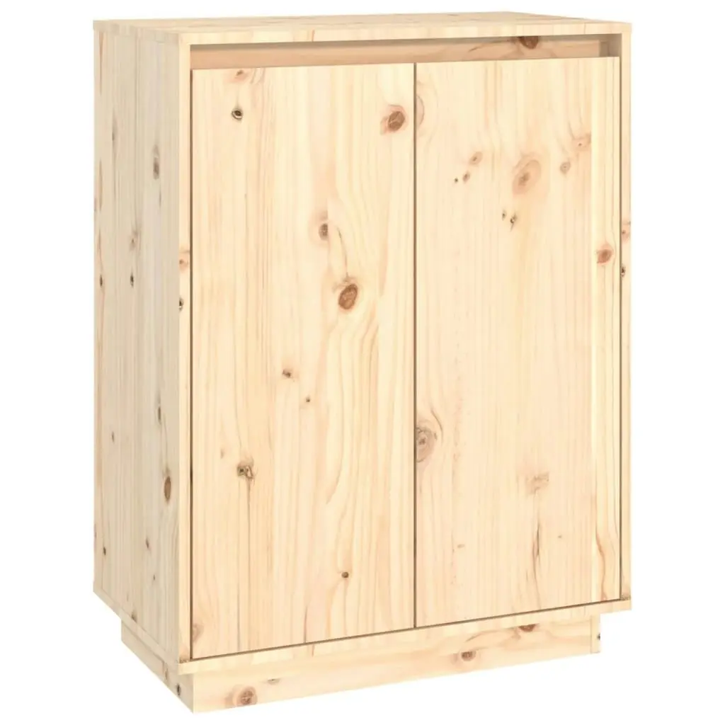 Shoe Cabinet 60x35x80 cm Solid Wood Pine 813530