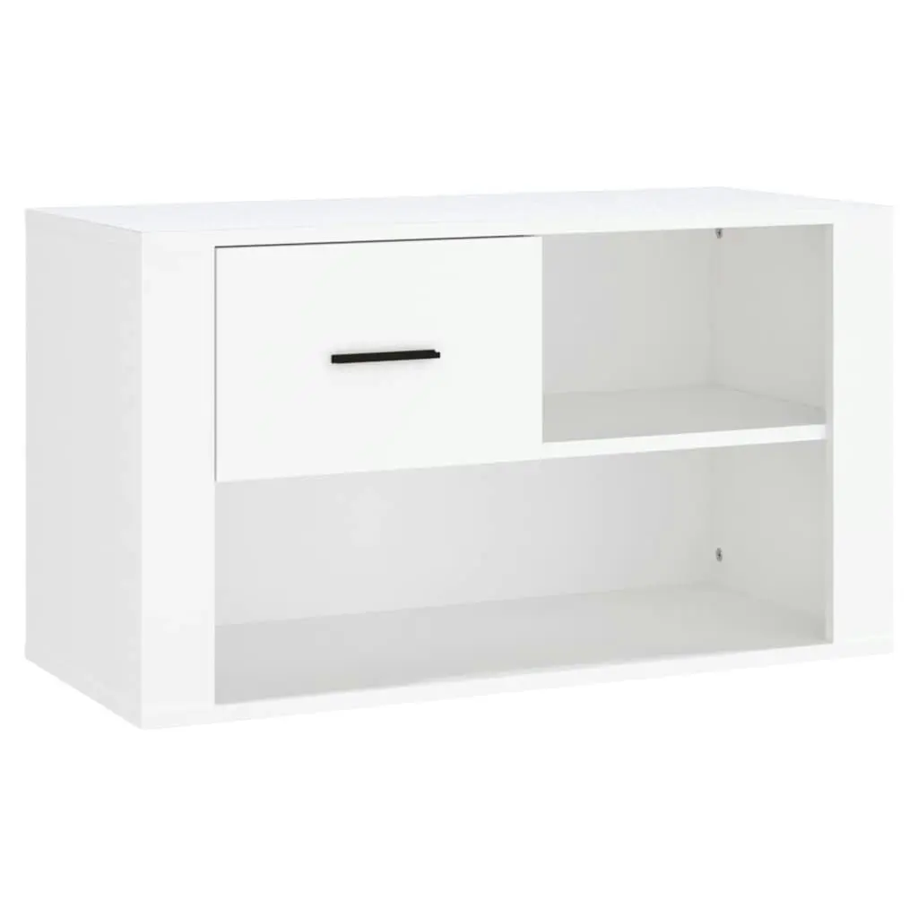 Shoe Cabinet White 80x35x45 cm Engineered Wood 816752