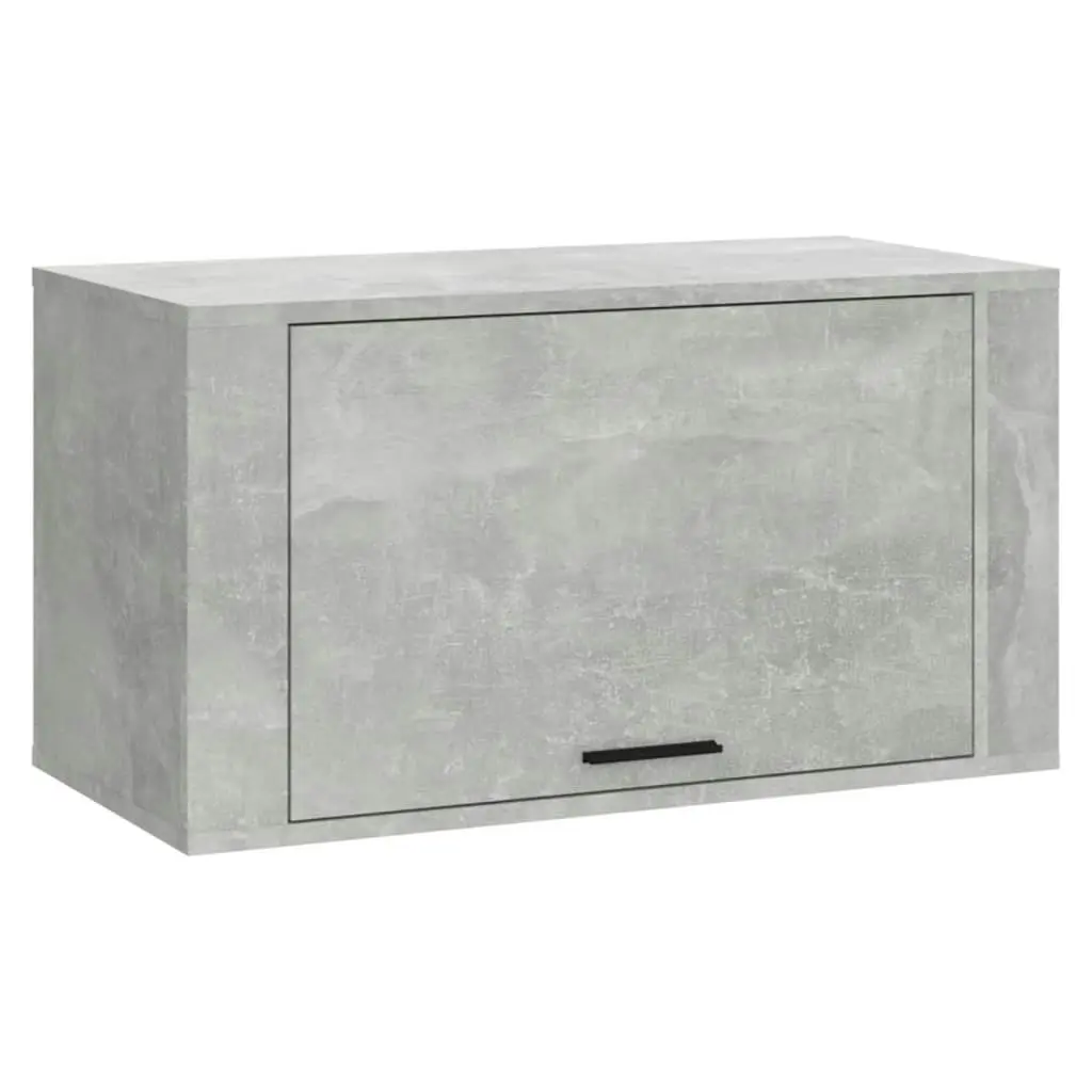 Wall-mounted Shoe Cabinet Concrete Grey 70x35x38 cm Engineered Wood 821016