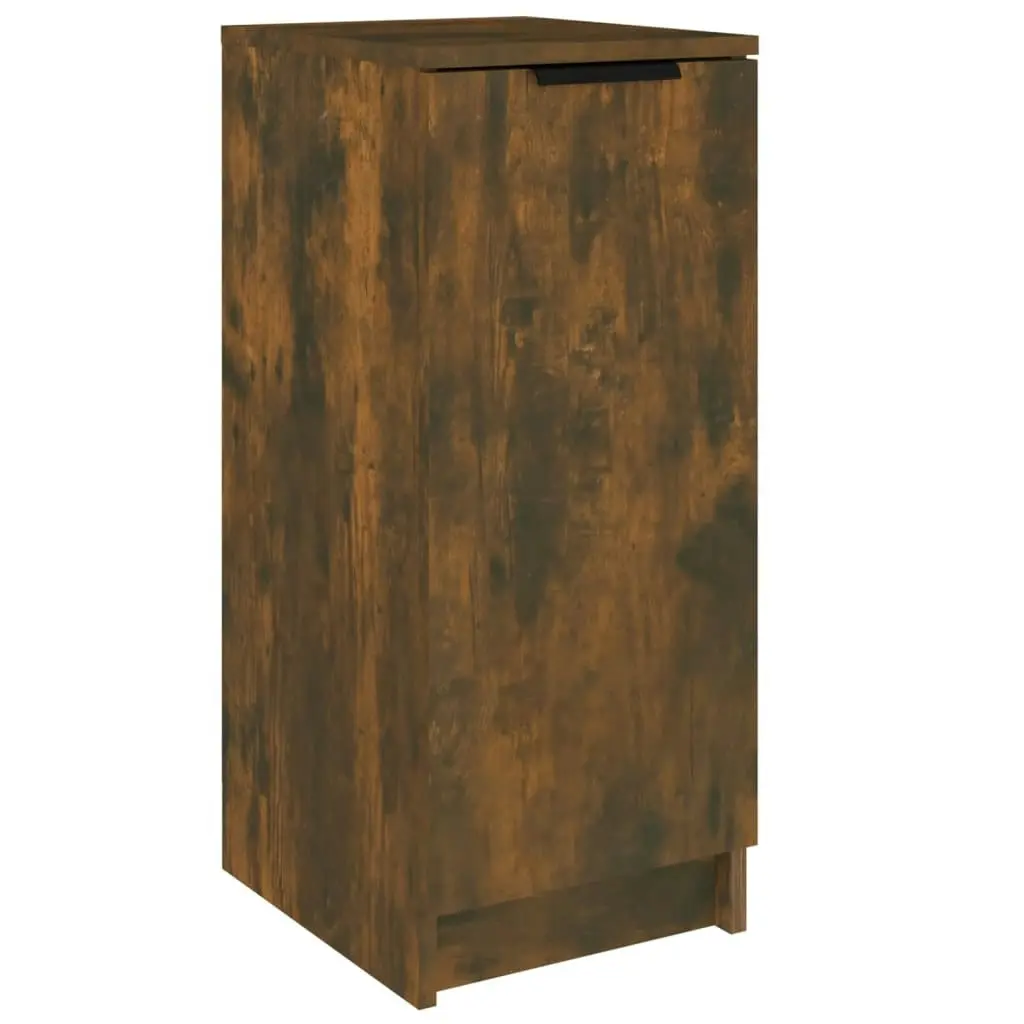 Shoe Cabinet Smoked Oak 30x35x70 cm Engineered Wood 817099