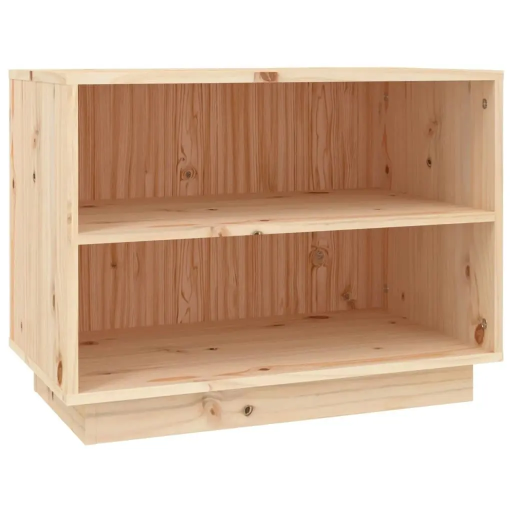 Shoe Cabinet 60x34x45 cm Solid Wood Pine 813545