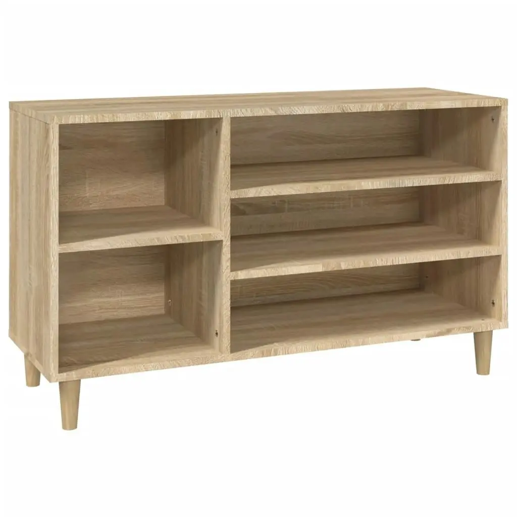 Shoe Cabinet Sonoma Oak 102x36x60 cm Engineered Wood 819743