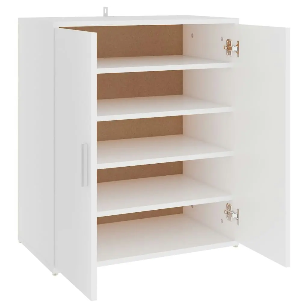 Shoe Cabinet White 60x35x70 cm Engineered Wood 808918