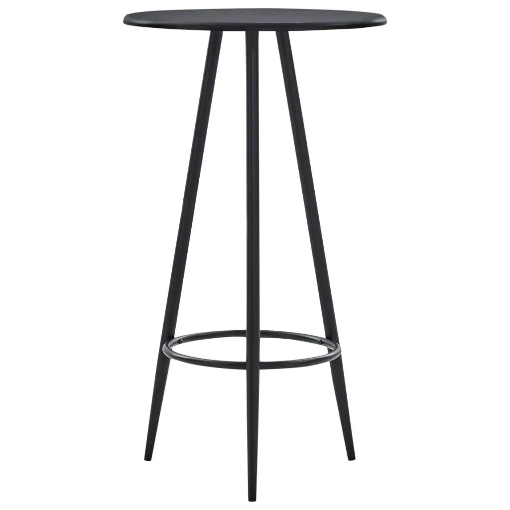 Bar Table Black 60x107.5 cm MDF 281543