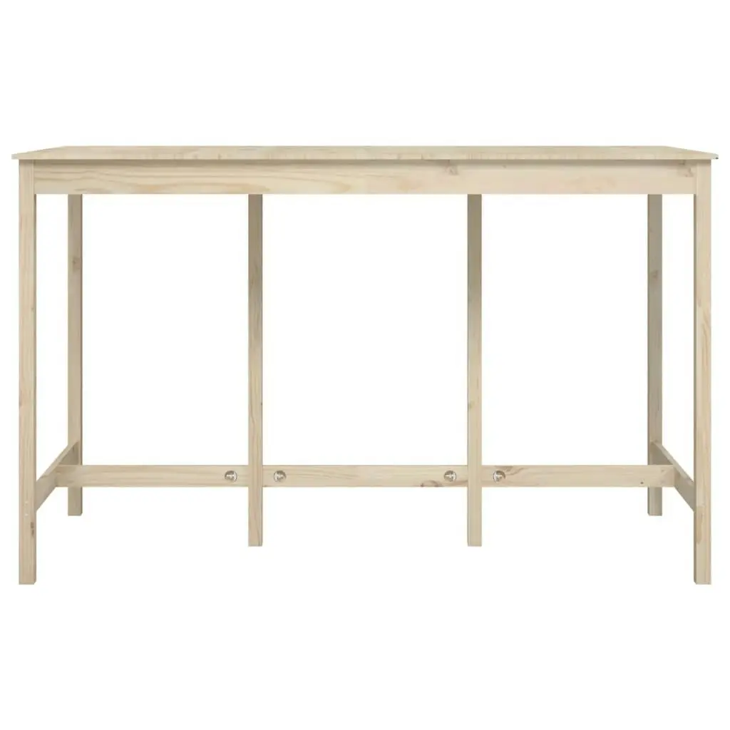 Bar Table 180x80x110 cm Solid Wood Pine 822162