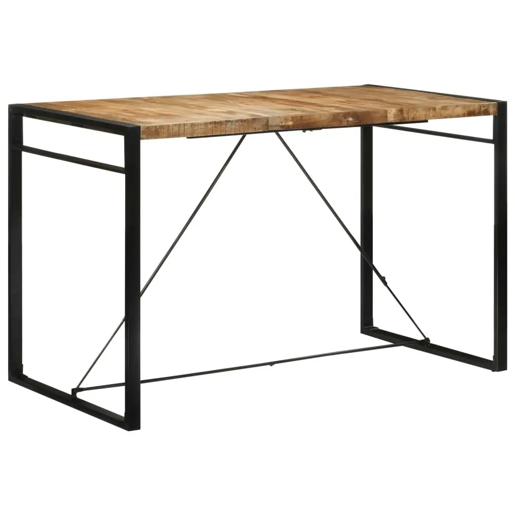 Bar Table 175x90x110 cm Solid Rough Wood Mango 351720