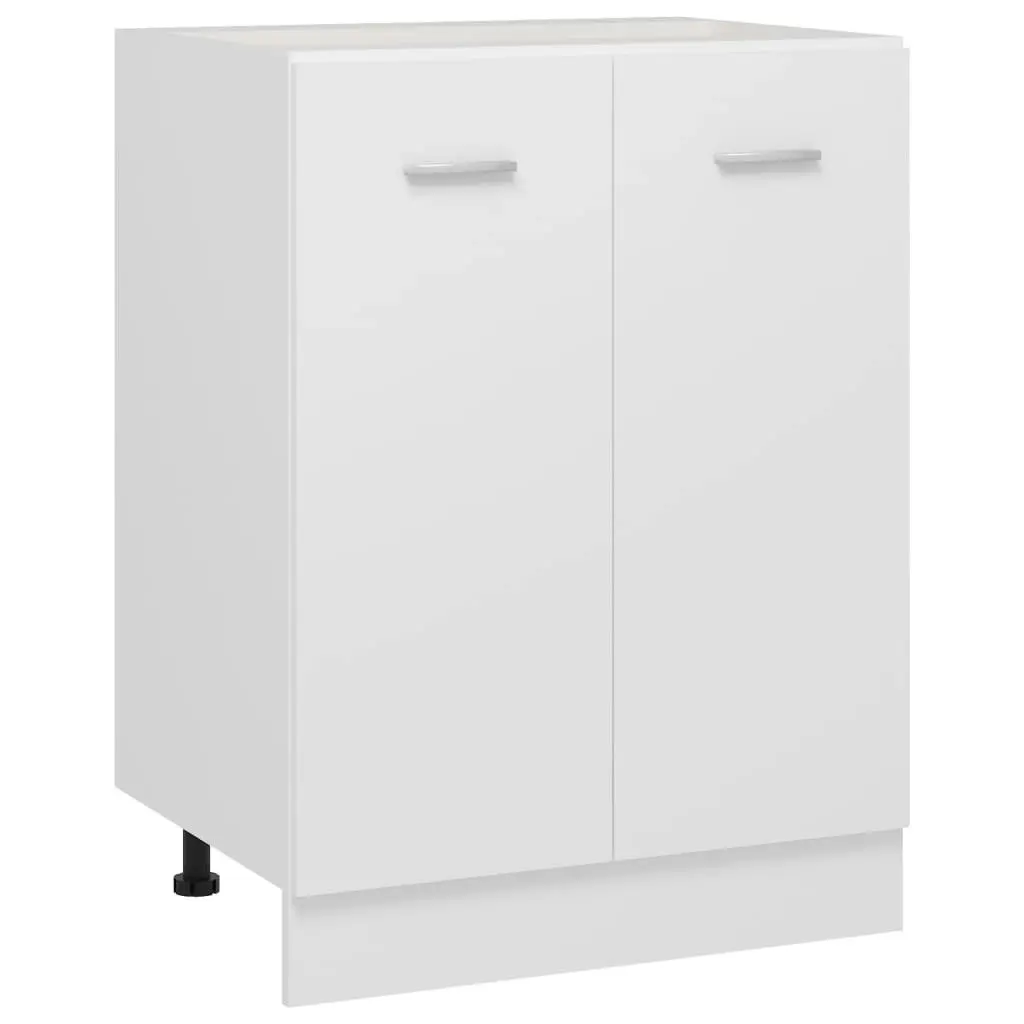 Bottom Cabinet White 60x46x81.5 cm Engineered Wood 801188