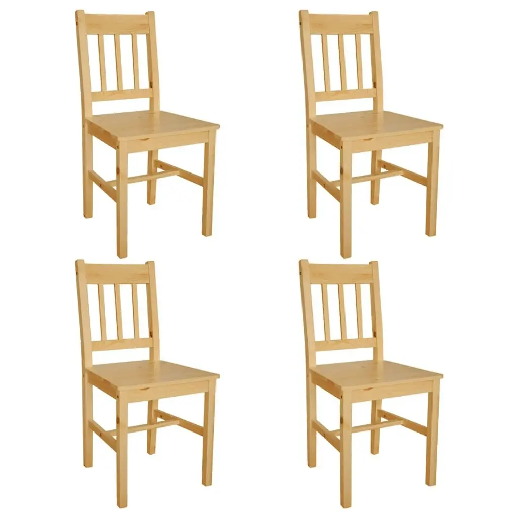 Dining Chairs 4 pcs Pinewood 241515