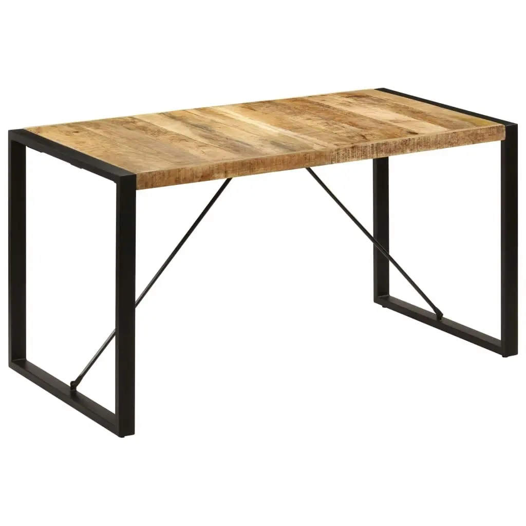 Dining Table 140x70x75 cm Solid Mango Wood 247420