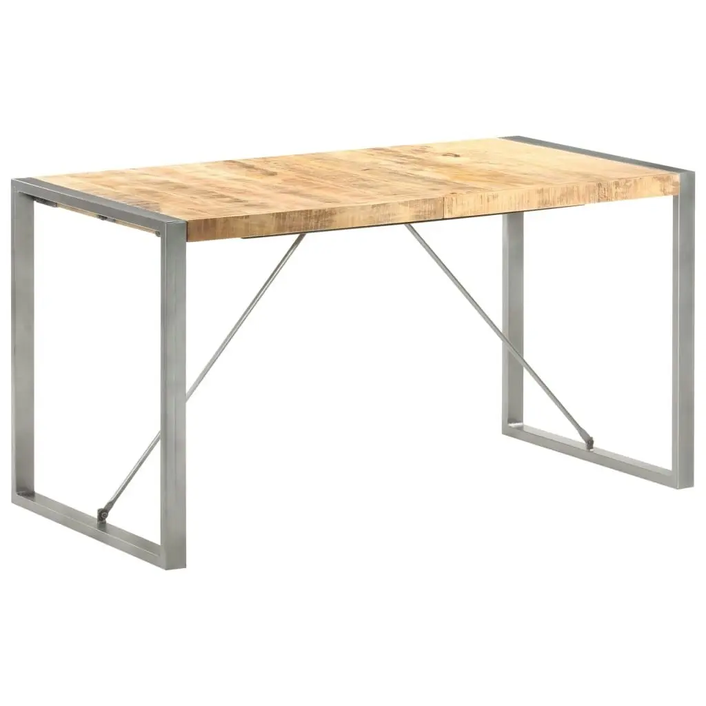 Dining Table 140x70x75 cm Solid Wood Mango 321562