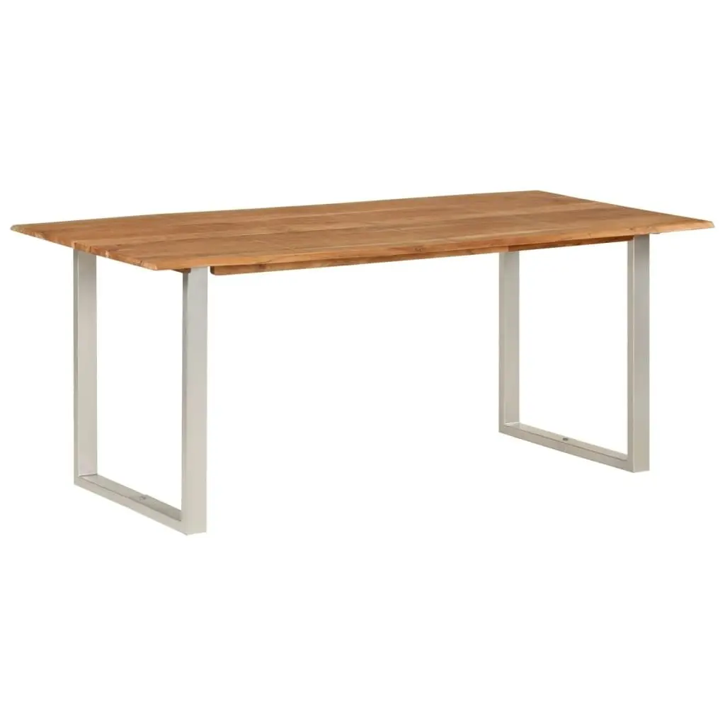 Dining Table 180x90x76 cm Solid Acacia Wood 286476