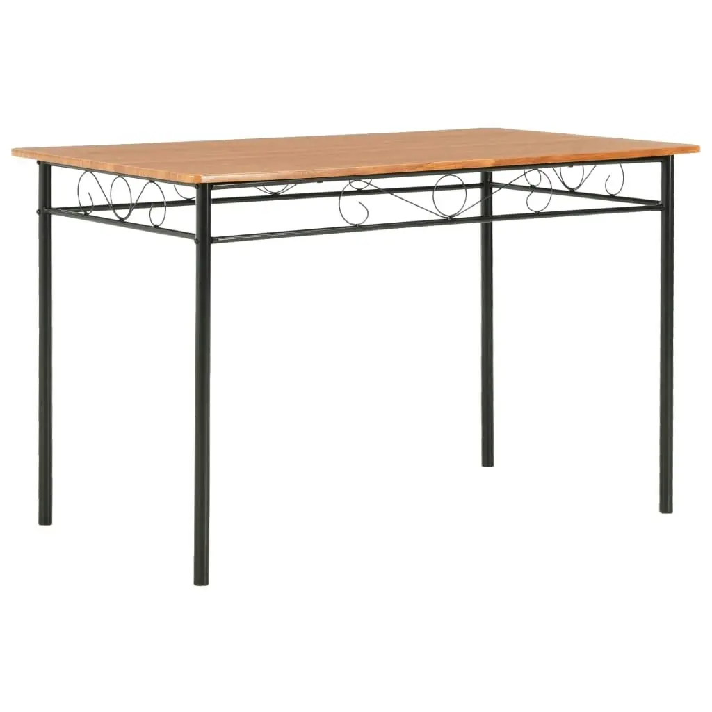 Dining Table Brown 120x70x75 cm MDF 281402