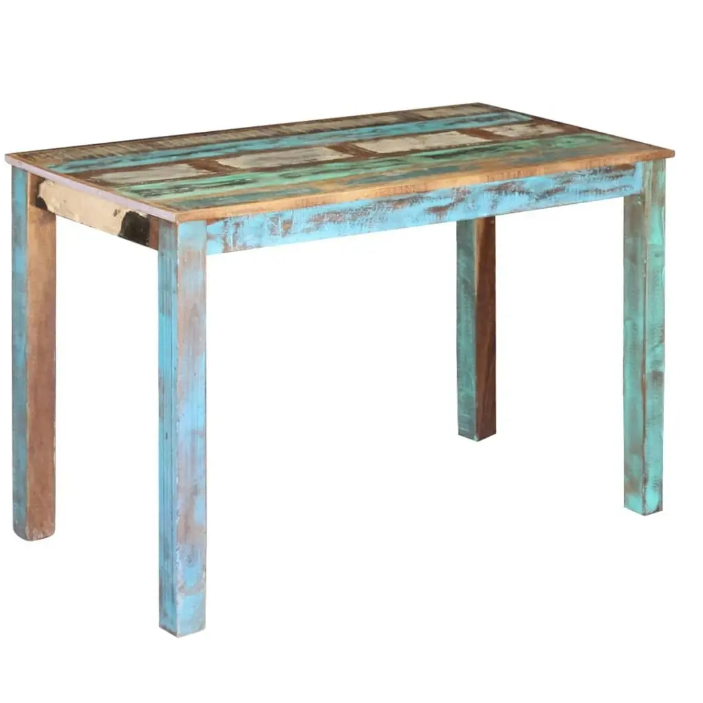 Dining Table Solid Reclaimed Wood 115x60x76 cm 243451