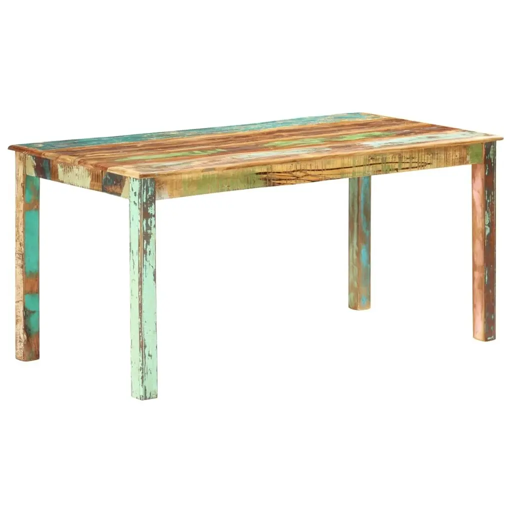 Dining Table Solid Reclaimed Wood 160x80x76 cm 285931