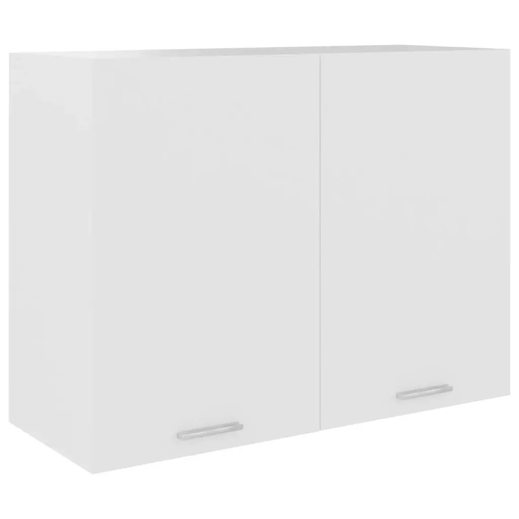 Hanging Cabinet White 80x31x60 cm Engineered Wood 801276