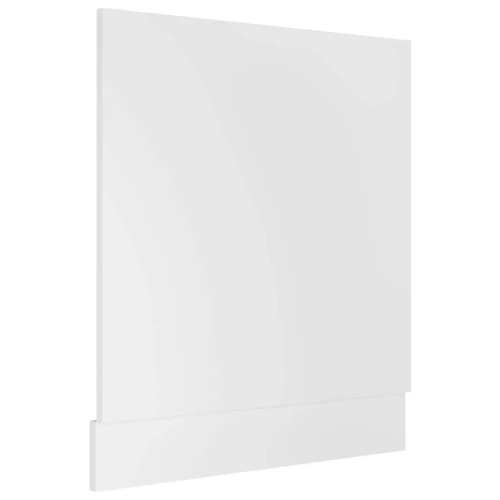 Dishwasher Panel White 59.5x3x67 cm Engineered Wood 802562