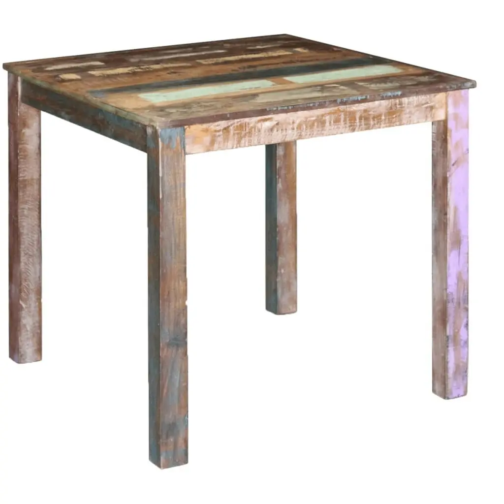 Dining Table Solid Reclaimed Wood 80x82x76 cm 243452