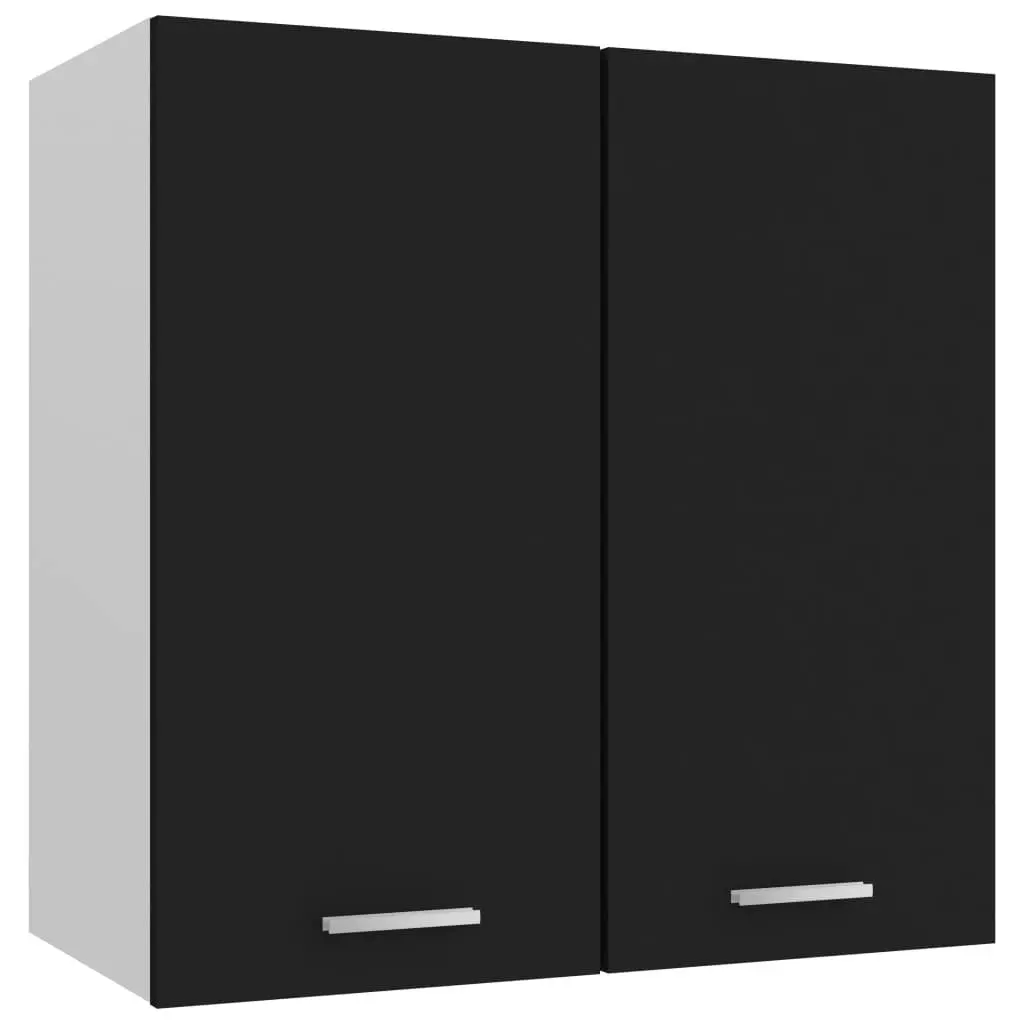 Hanging Cabinet Black 60x31x60 cm Engineered Wood 801269