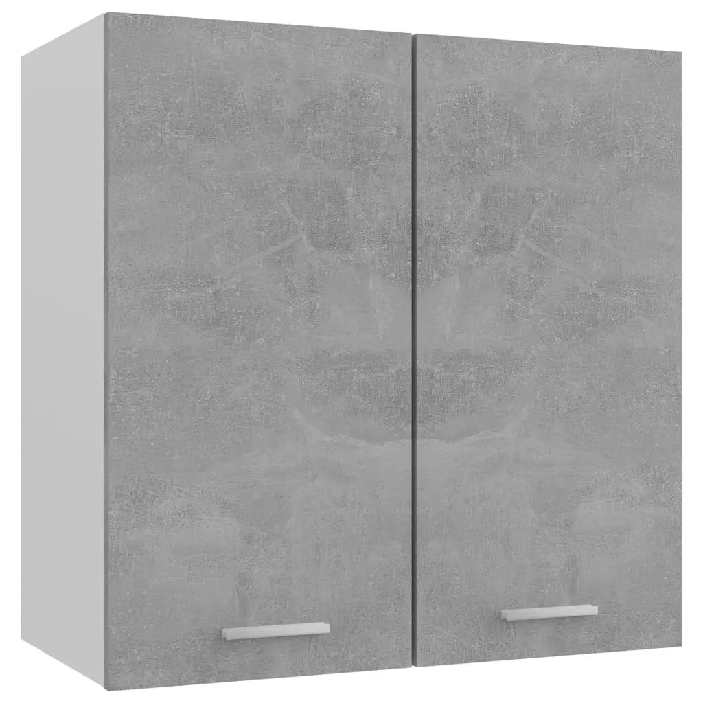 Hanging Cabinet Concrete Grey 60x31x60 cm Engineered Wood 801272