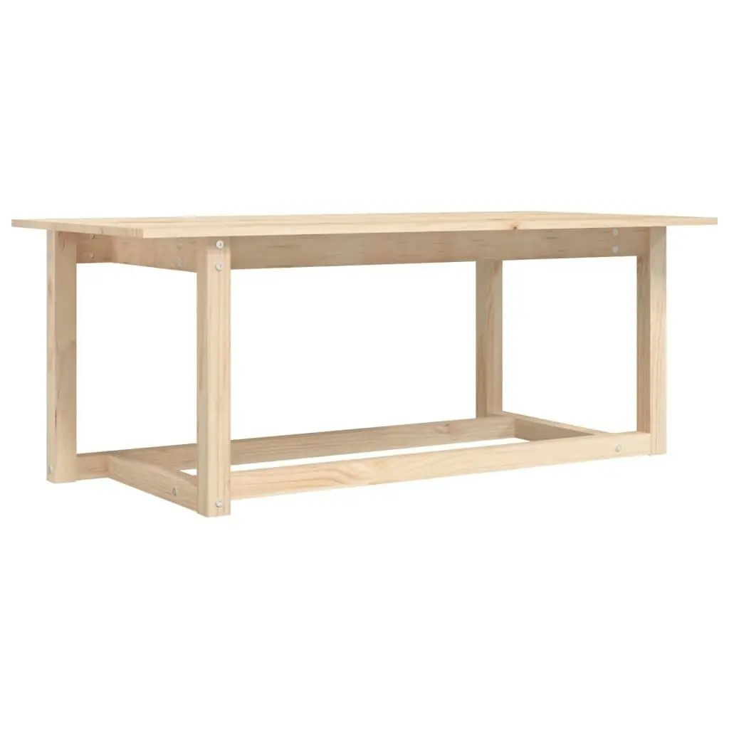 Coffee Table 110x55x45 cm Solid Wood Pine 822167