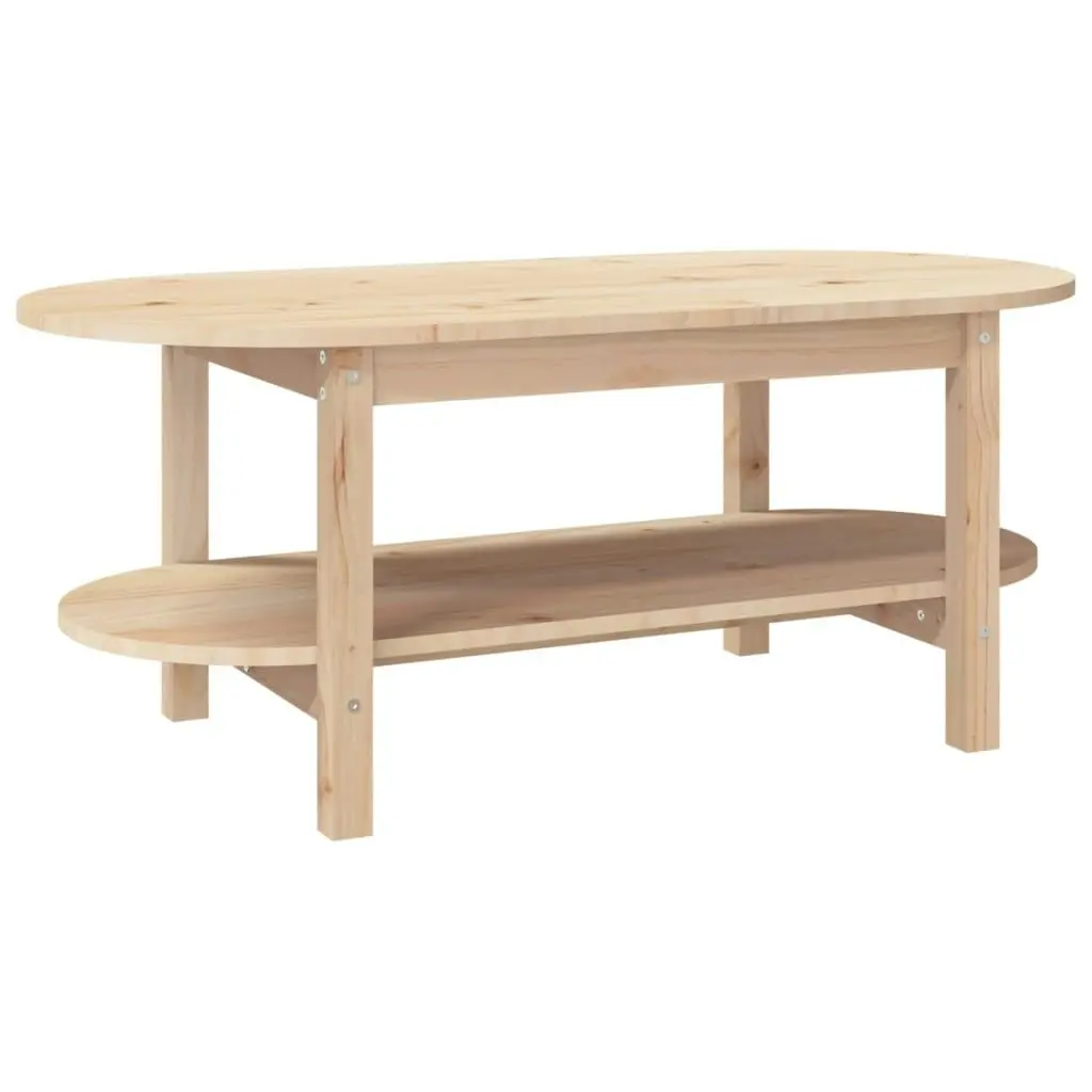 Coffee Table 110x55x45 cm Solid Wood Pine 822287