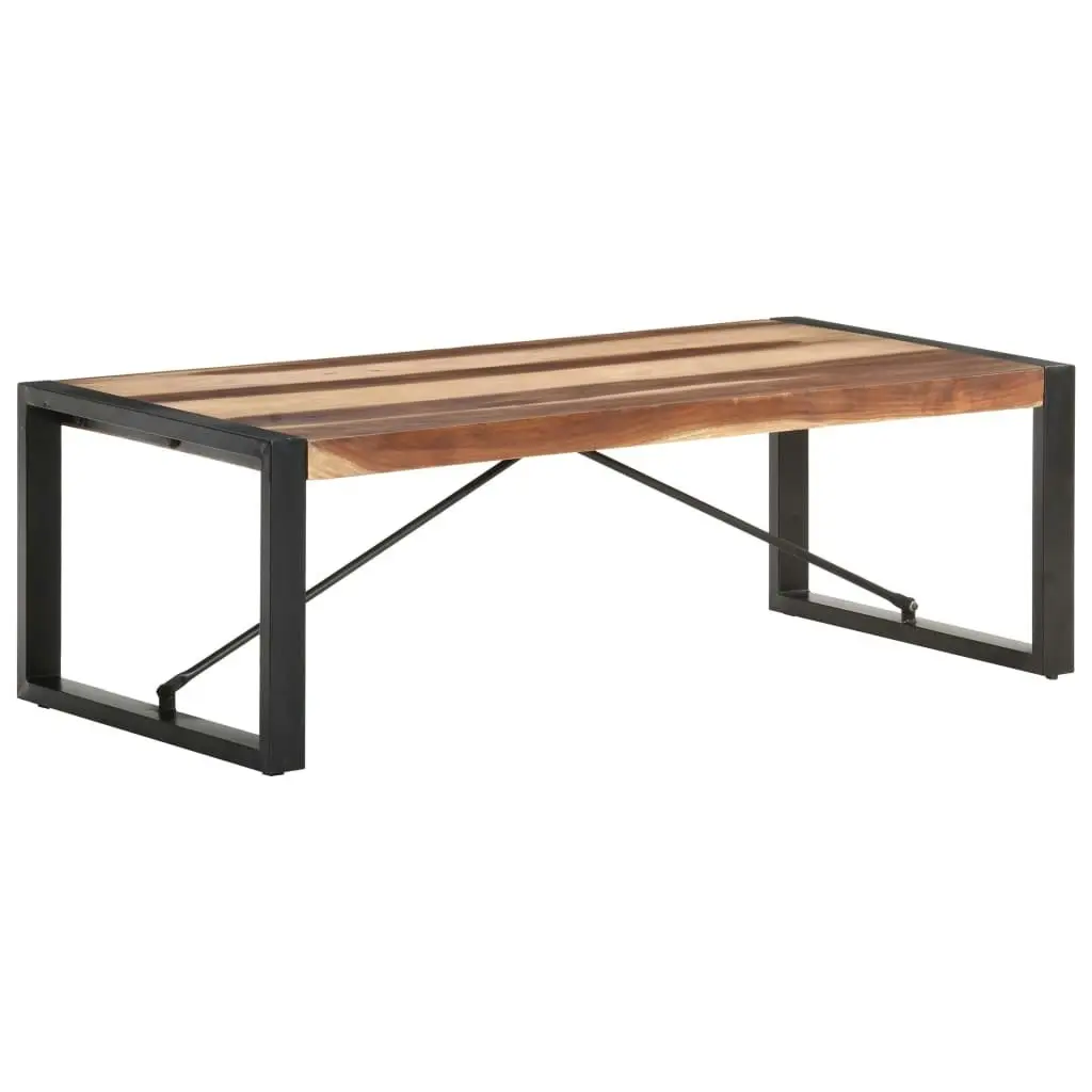 Coffee Table 120x60x40 cm Solid Wood with Sheesham Finish 321537