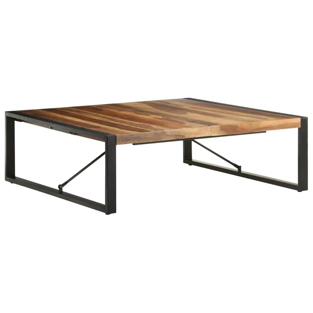 Coffee Table 120x120x40 cm Solid Wood with Sheesham Finish 321582