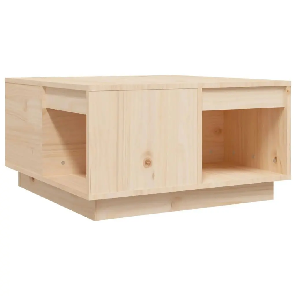 Coffee Table 60x61x32.5 cm Solid Wood Pine 814529