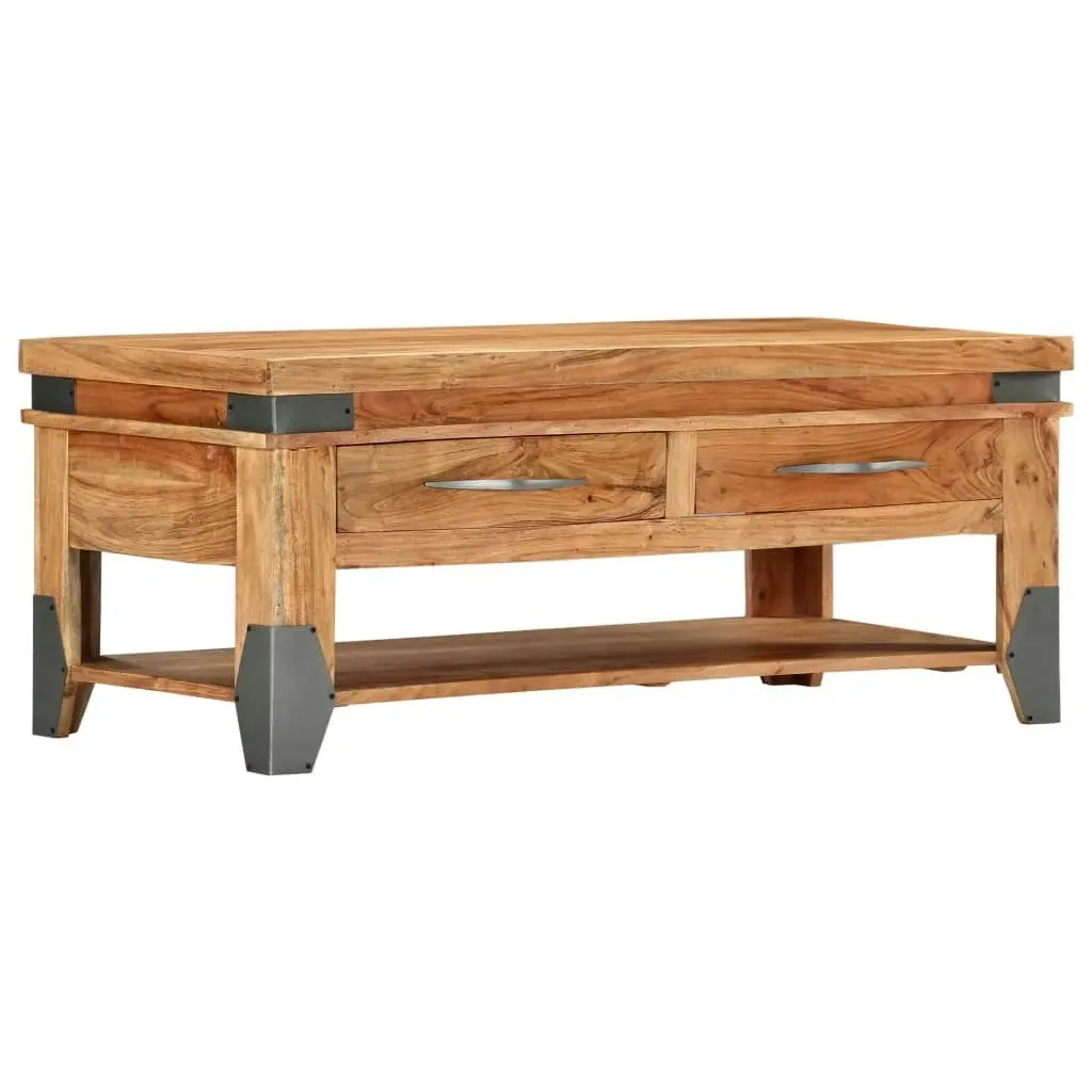 Coffee Table 110x52x45 cm Solid Wood Acacia 282751