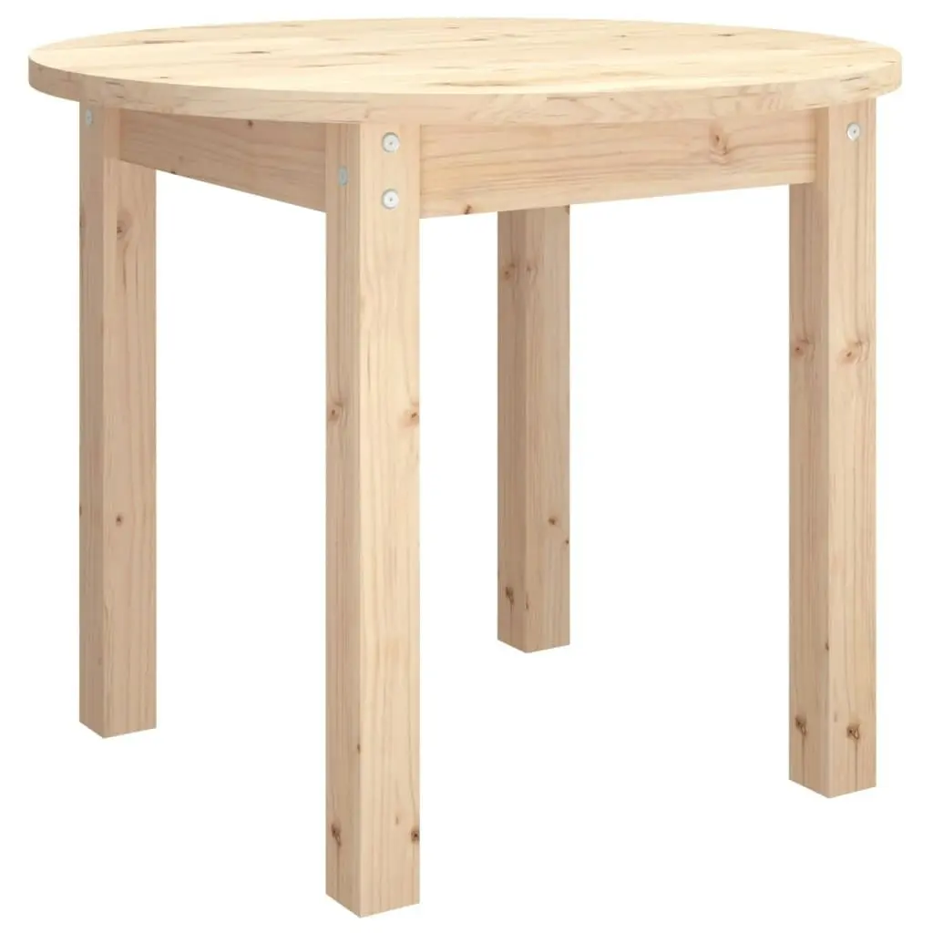 Coffee Table Ø 55x45 cm Solid Wood Pine 822327