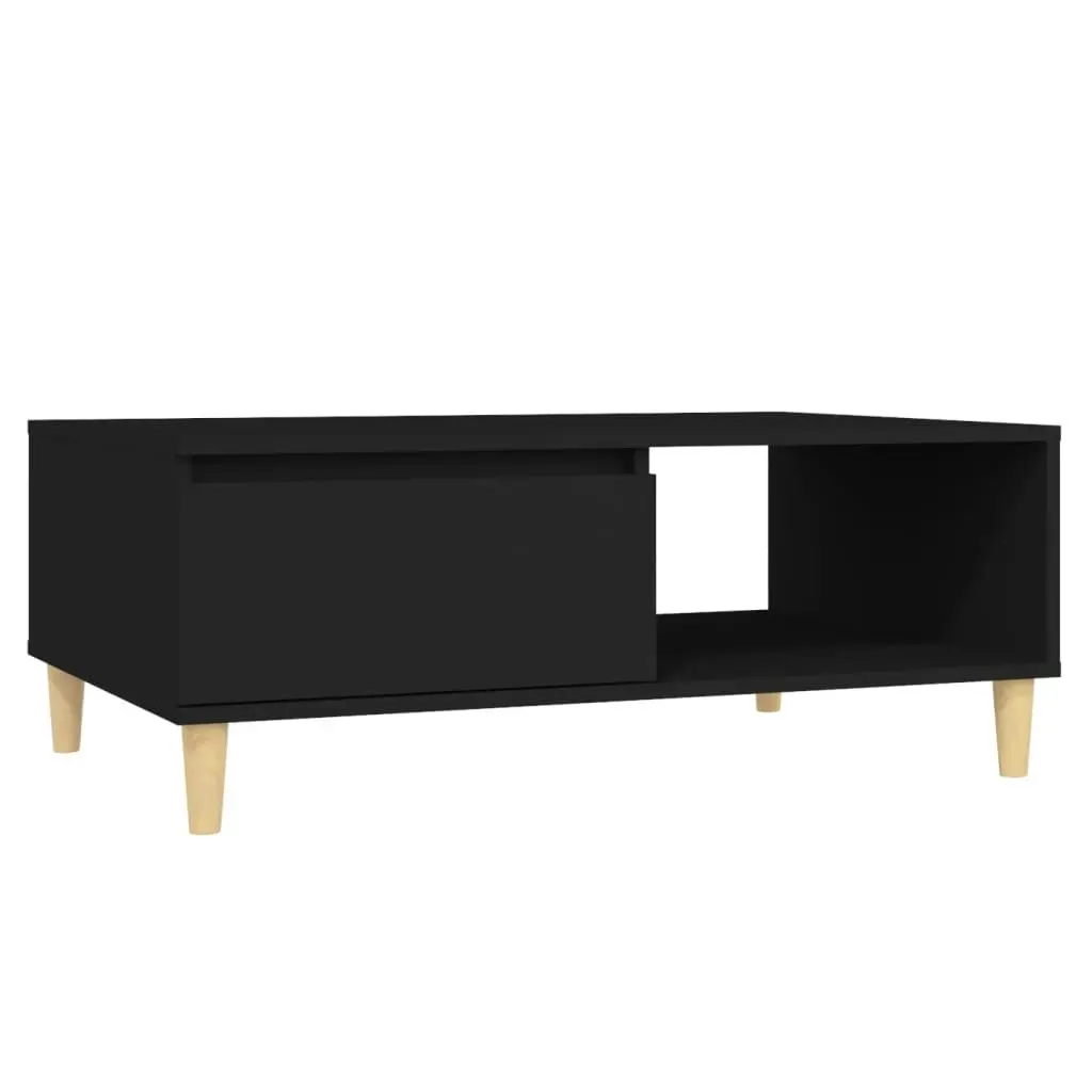 Coffee Table Black 90x60x35 cm Engineered Wood 805996