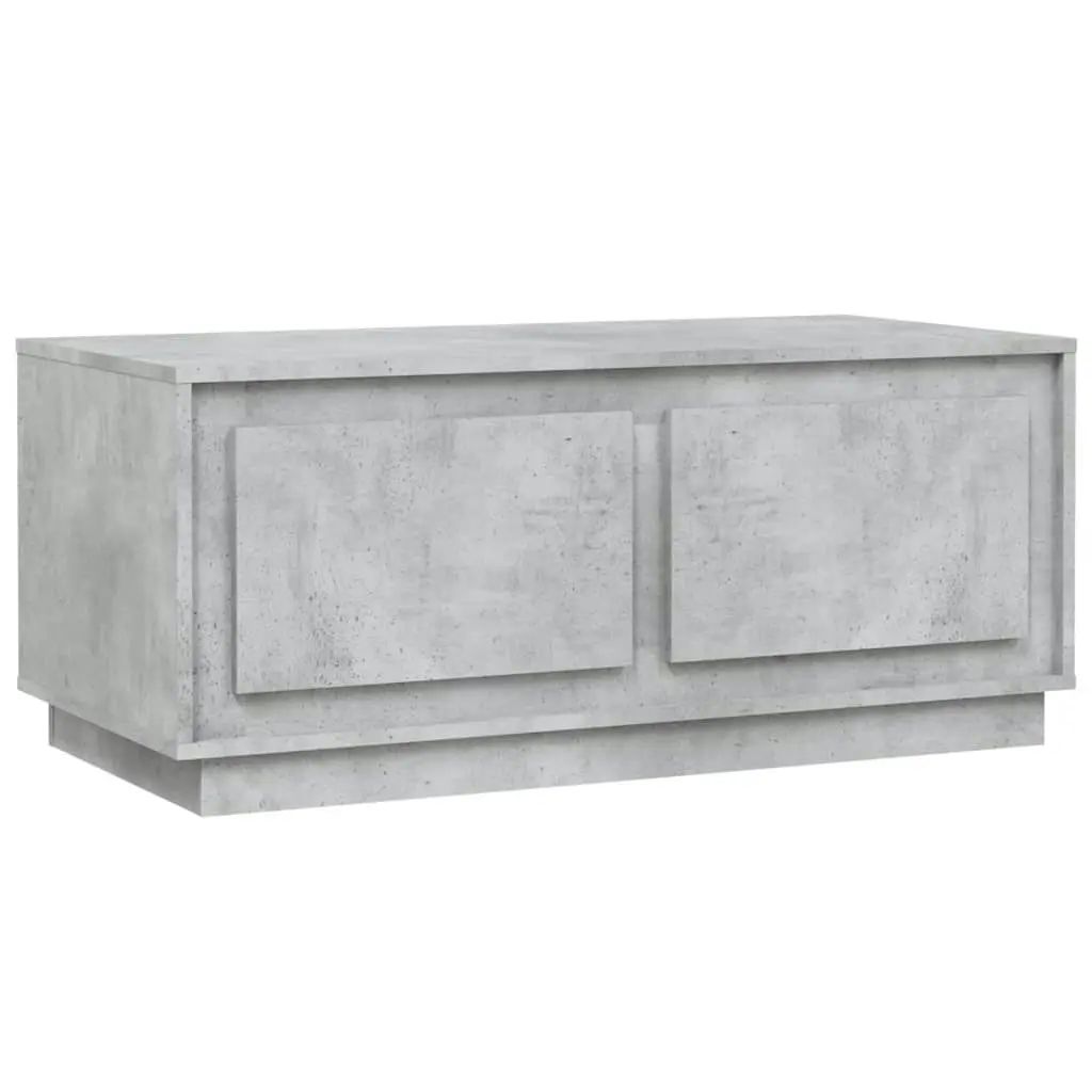 Coffee Table Concrete Grey 102x50x44 cm Engineered Wood 819880