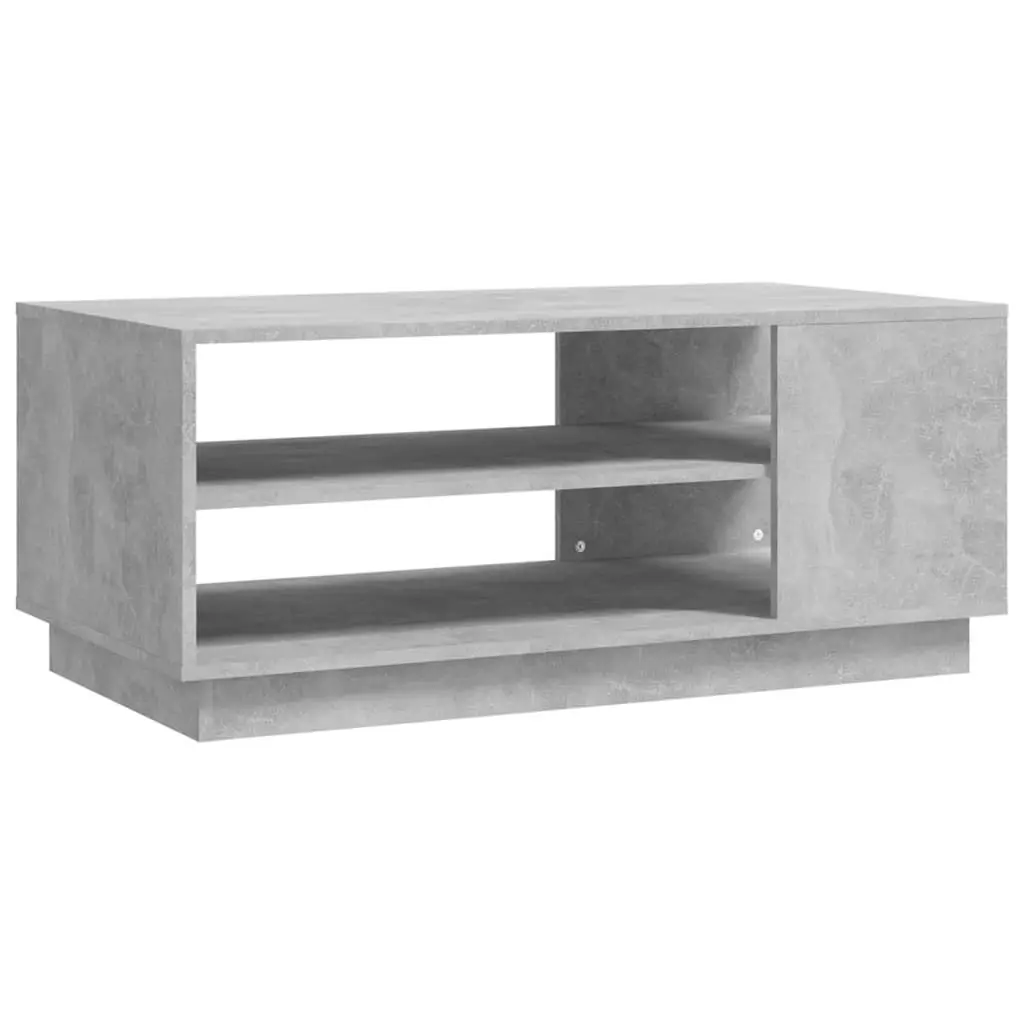 Coffee Table Concrete Grey 102x55x43 cm Engineered Wood 810284