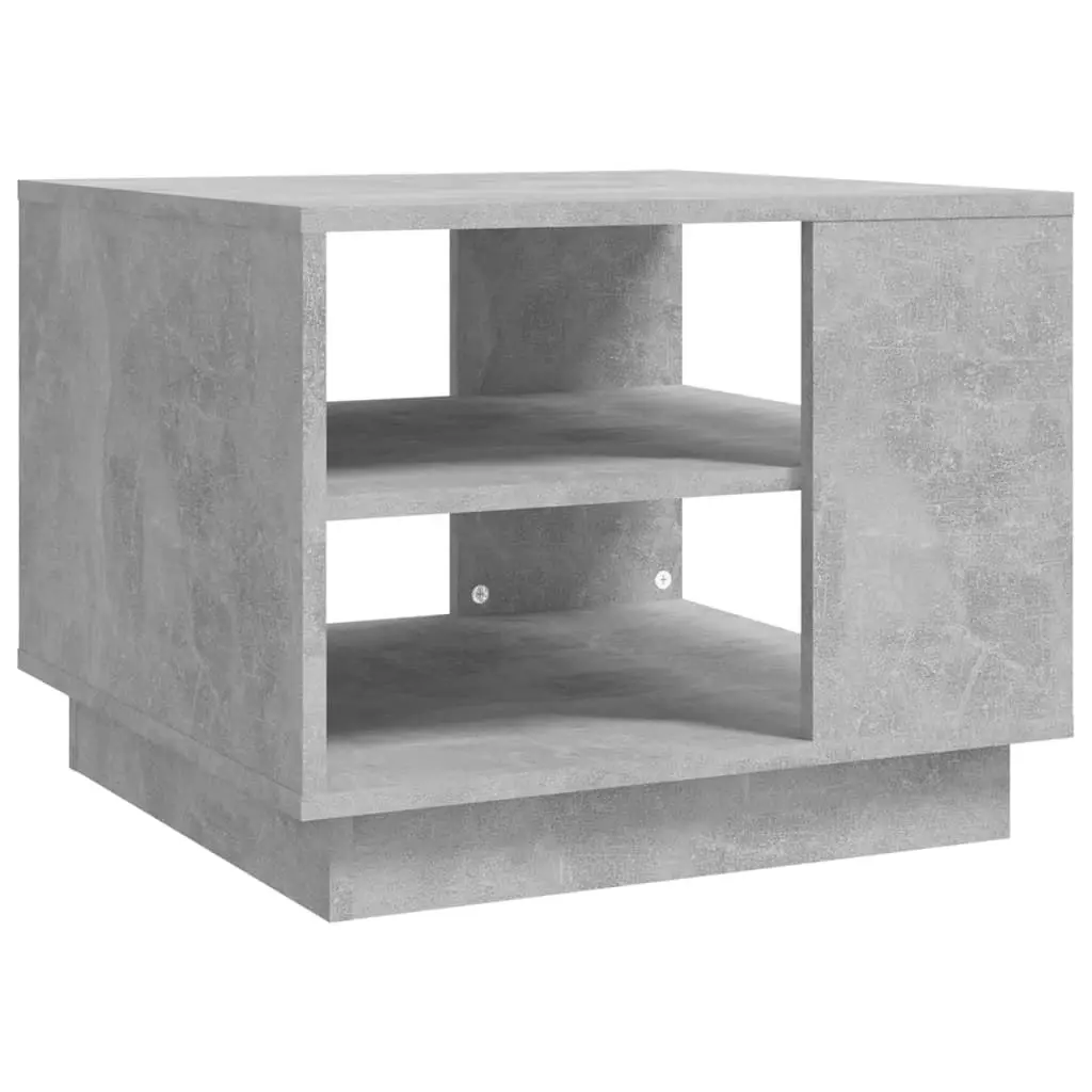 Coffee Table Concrete Grey 55x55x43 cm Engineered Wood 810293