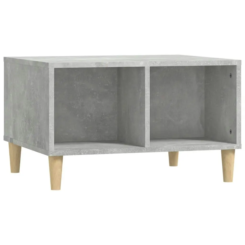 Coffee Table Concrete Grey 60x50x36.5 cm Engineered Wood 821032