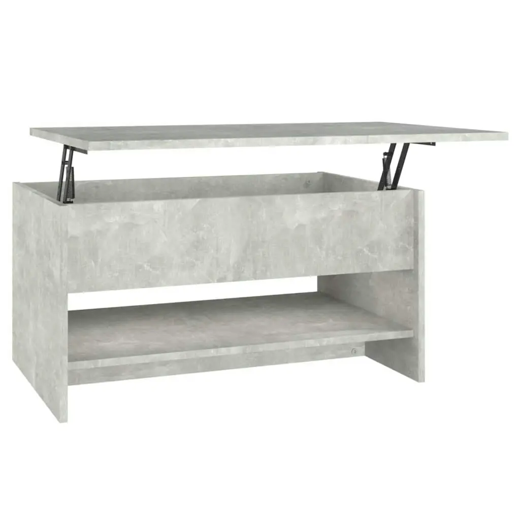 Coffee Table Concrete Grey 80x50x40 cm Engineered Wood 809660